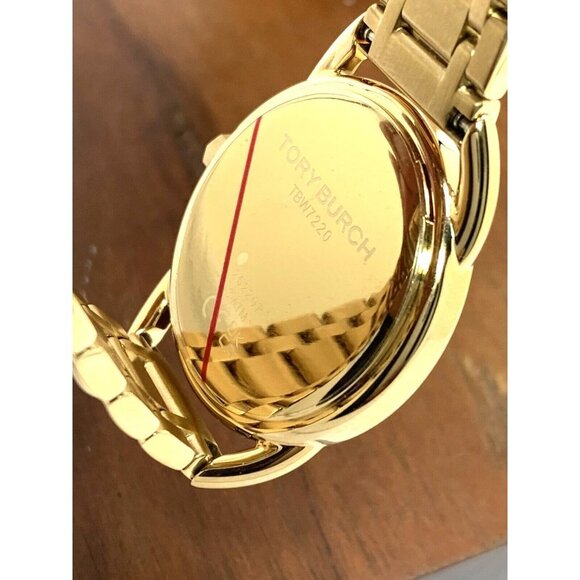 Tory Burch Women's Watch TBW7220 Miller Quartz Cream Dial Gold Stainless… - Picture 7 of 14